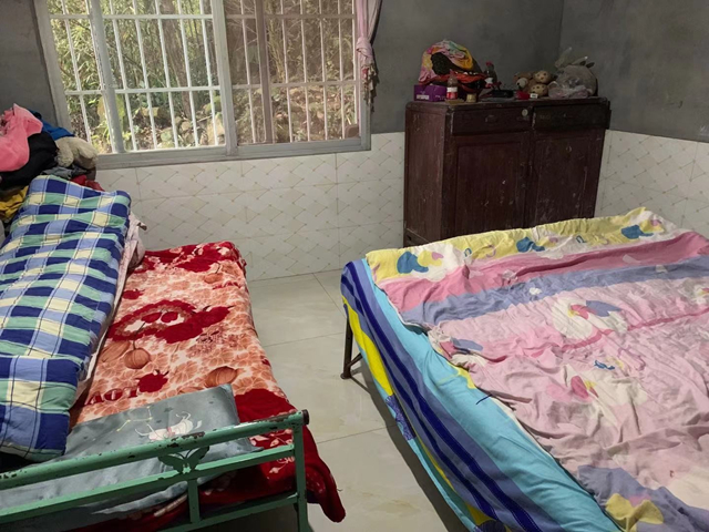 廖宇欣及父母的卧室